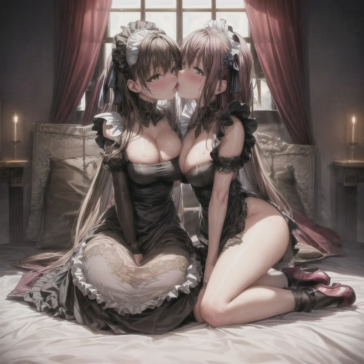 二次百合レズキス画像厳選50枚まとめ！の5枚目の画像です。