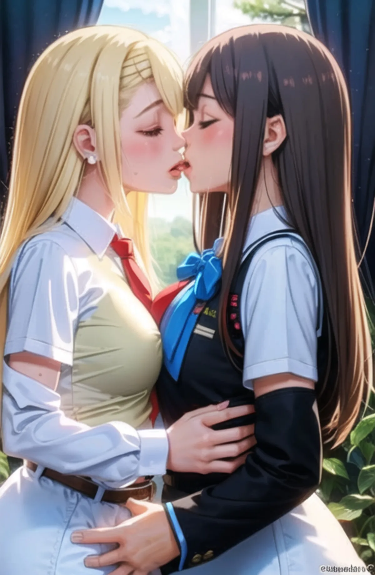 二次百合レズキス画像厳選50枚まとめ！(2ページ目)の8枚目の画像です。