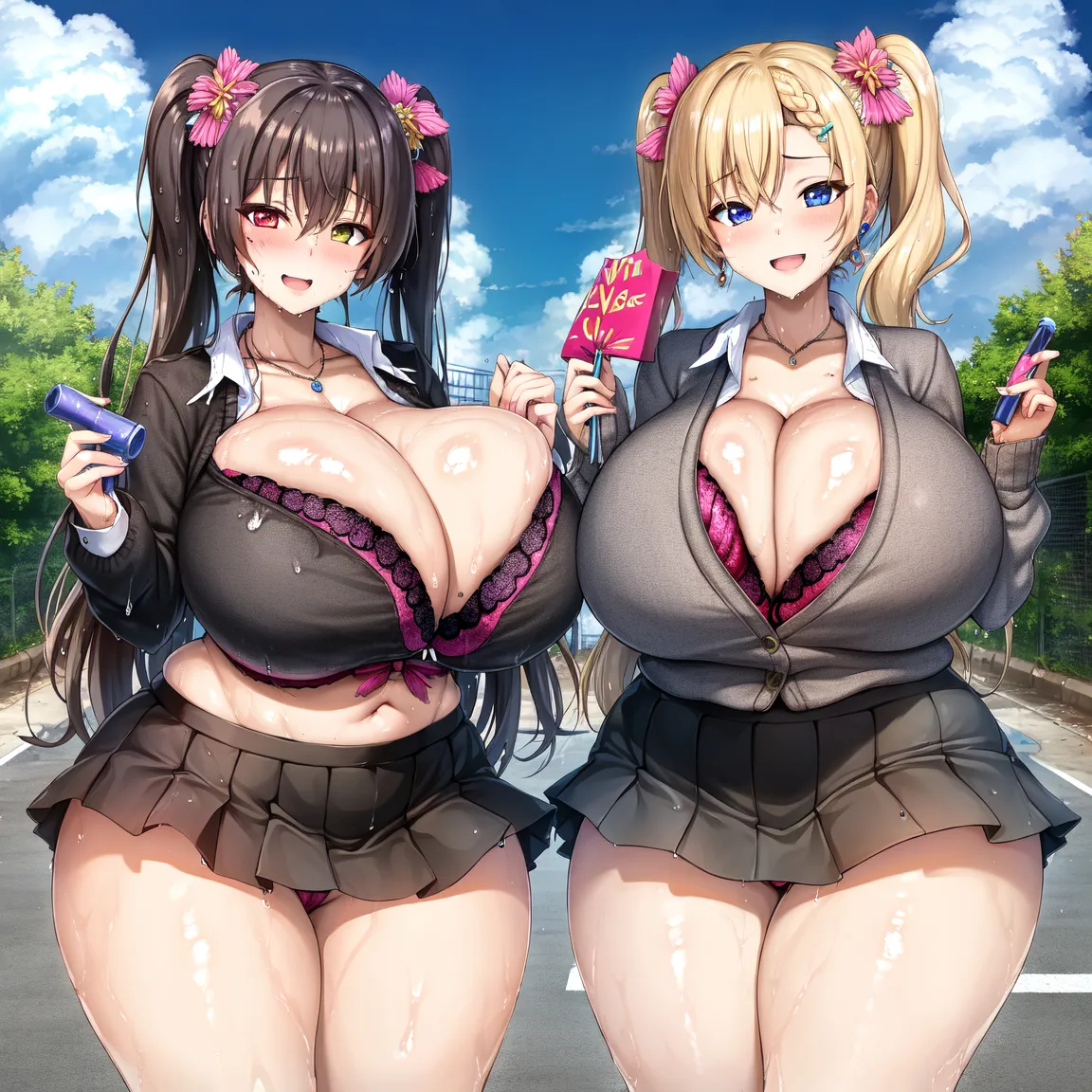 思わずデッッッ！？と叫びたくなる二次爆乳・超乳百合画像50枚！_part2の20枚目の画像です。