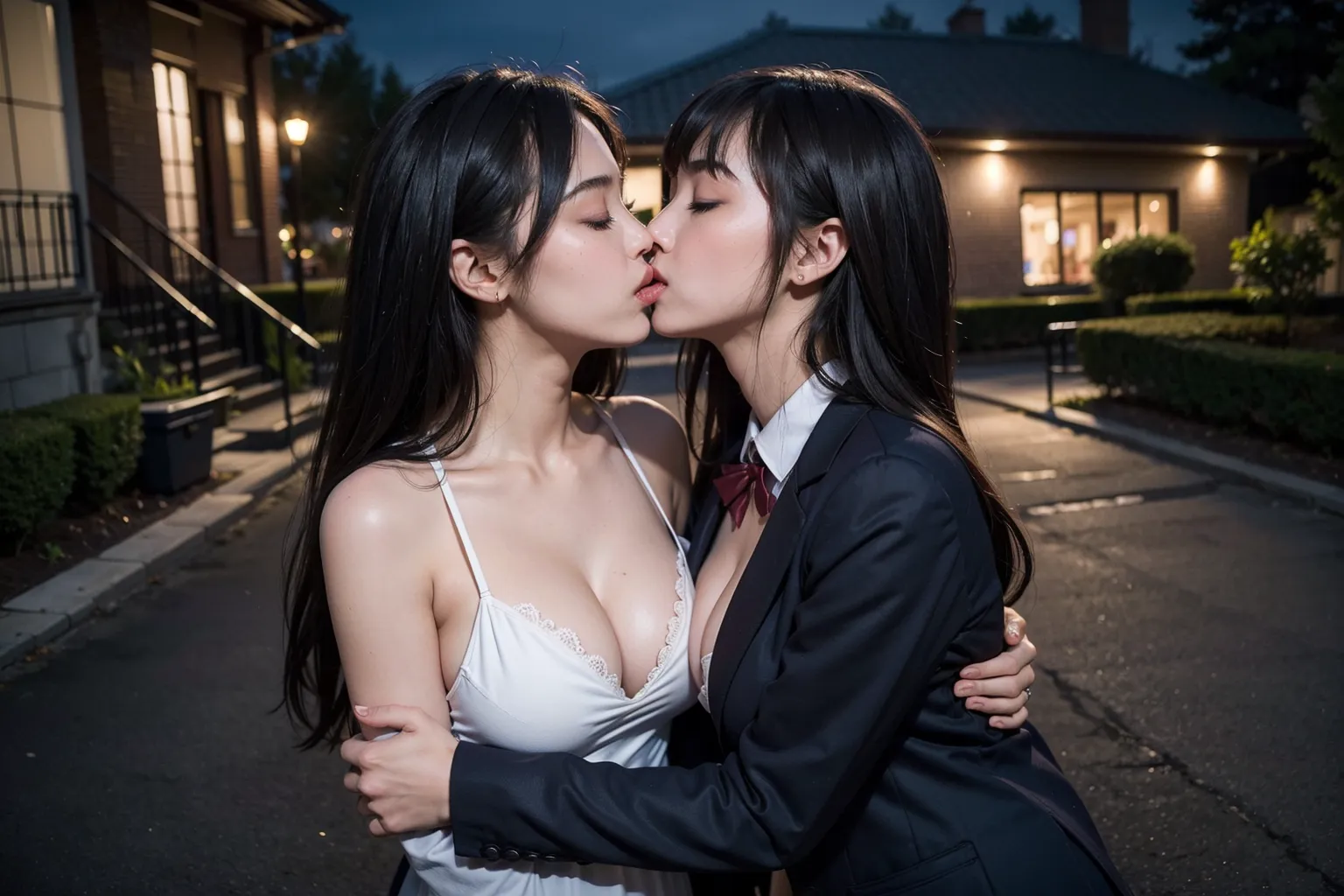 女子校生レズキスエロ画像厳選100枚まとめ！初めてのキスの味は…(2ページ目)の11枚目の画像です。