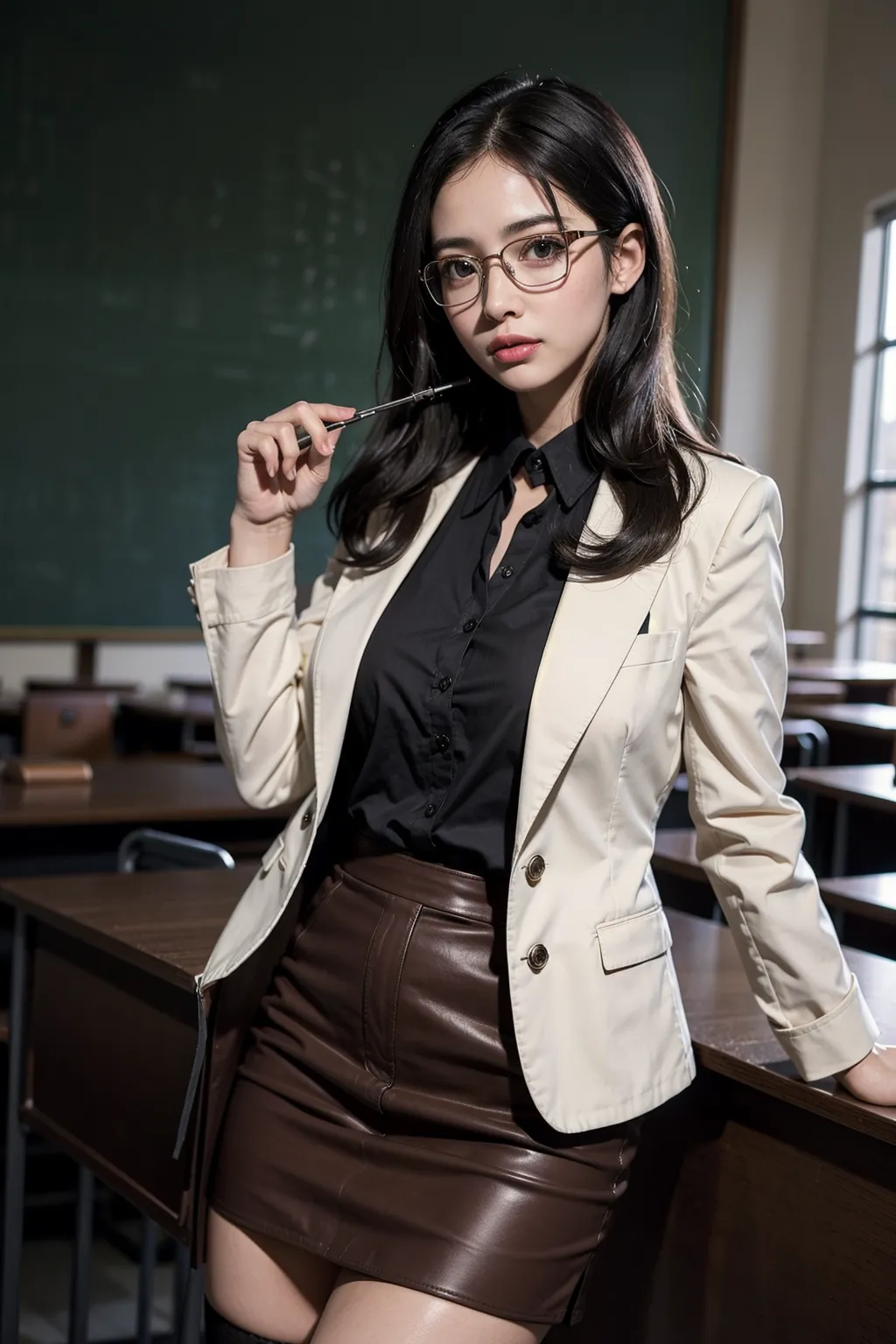 女教師エロ画像100枚まとめ！先生の秘密は僕だけが知っているの20枚目の画像です。