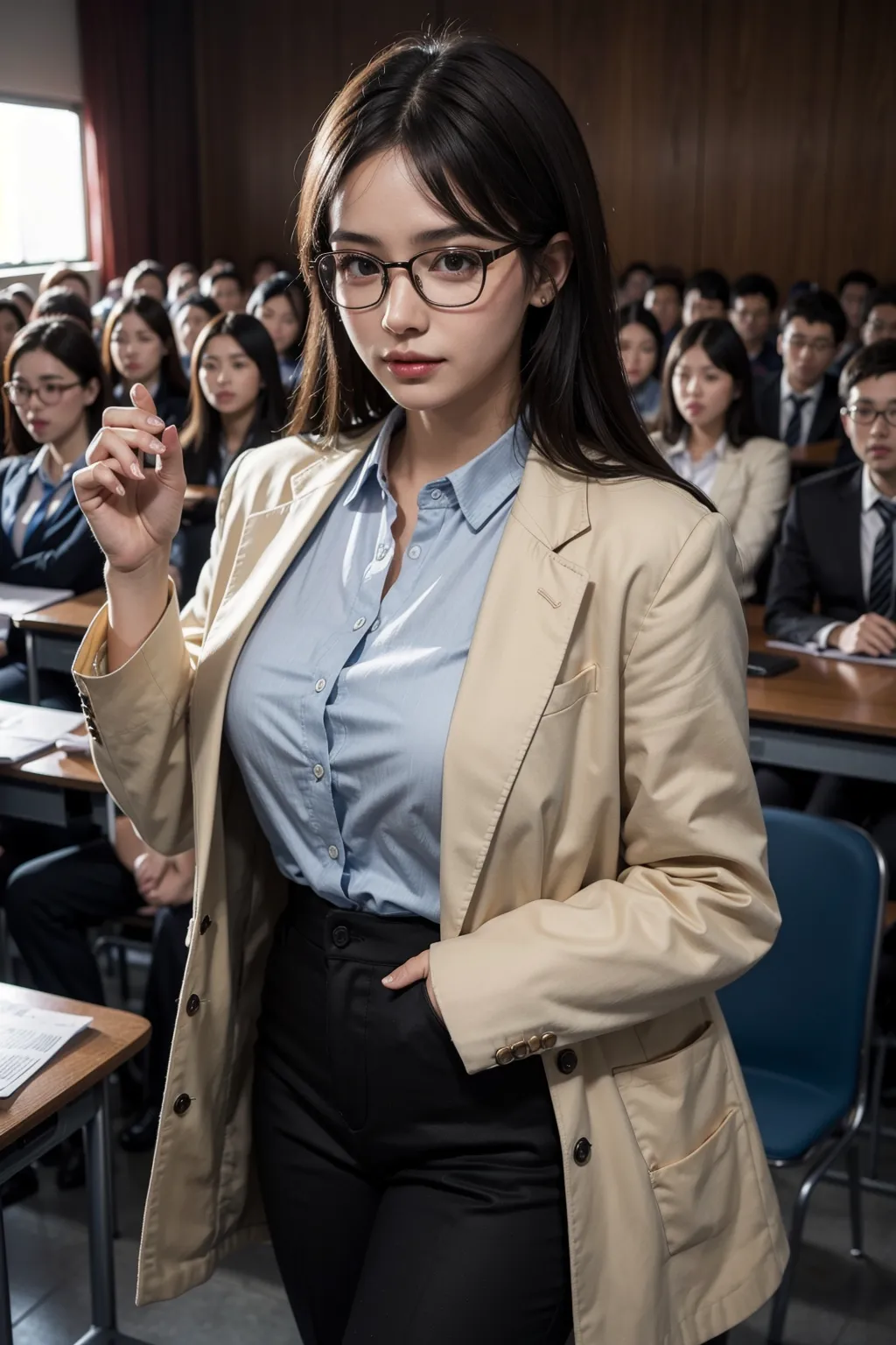 女教師エロ画像100枚まとめ！先生の秘密は僕だけが知っているの22枚目の画像です。