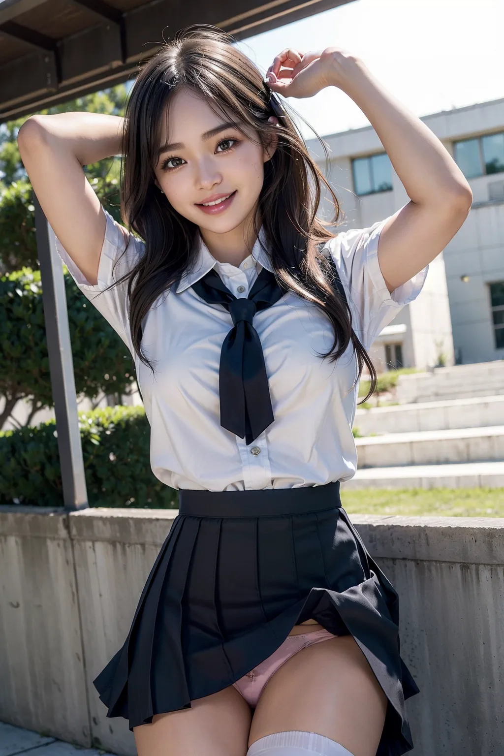 パンチラ胸チラエロ画像100枚まとめ！こ、これがラッキースケベというやつか(ﾄﾞｷﾄﾞｷの17枚目の画像です。