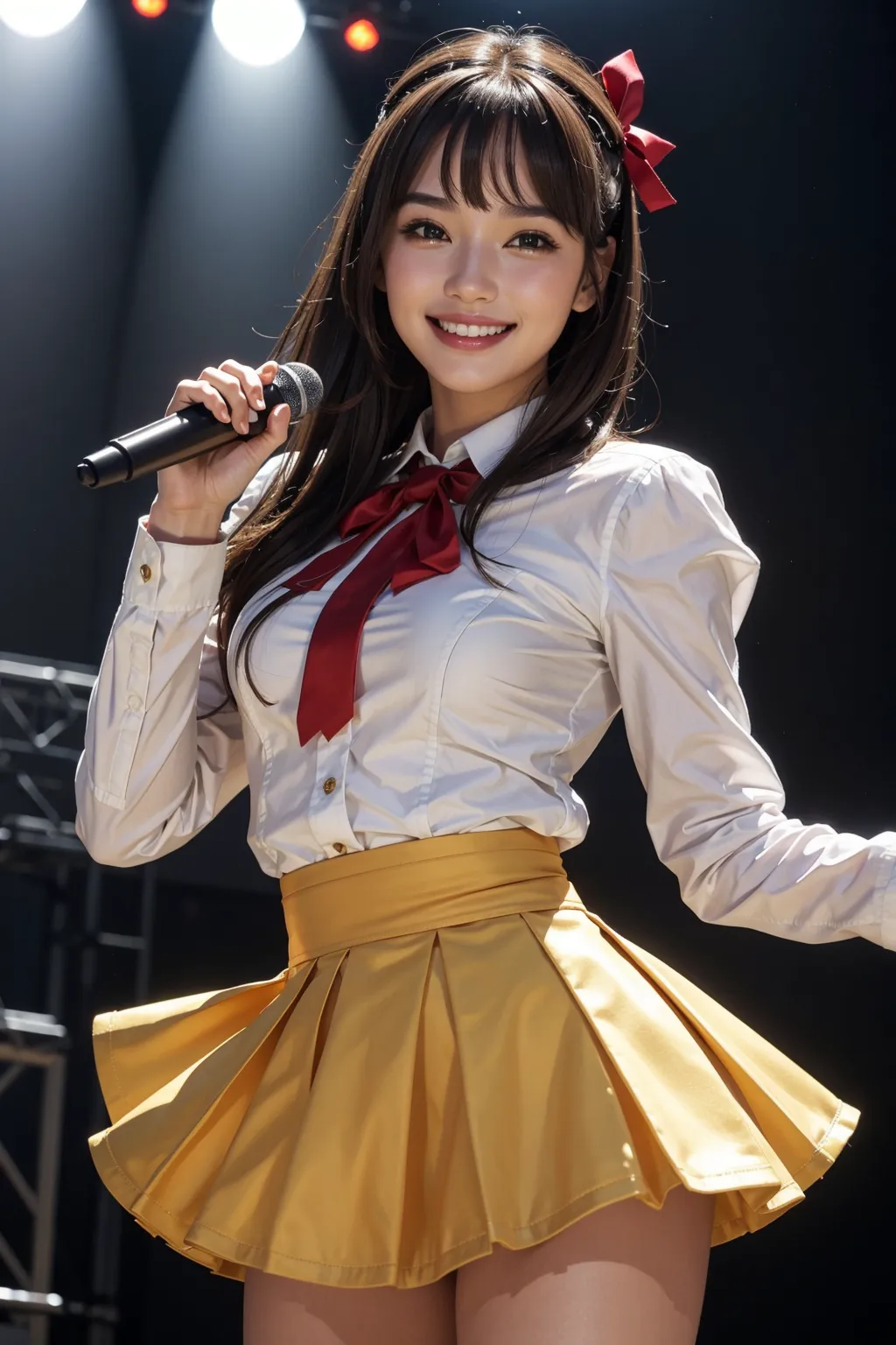 アイドルエロ画像100枚まとめ！私…たくさんの人に笑顔届けるために頑張ります！の24枚目の画像です。