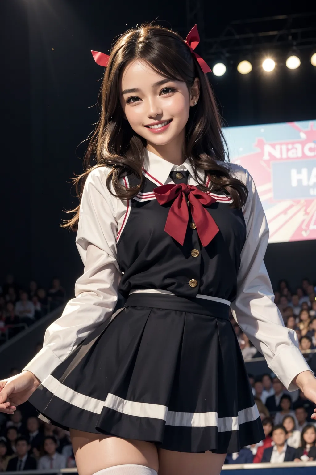 アイドルエロ画像100枚まとめ！私…たくさんの人に笑顔届けるために頑張ります！の32枚目の画像です。