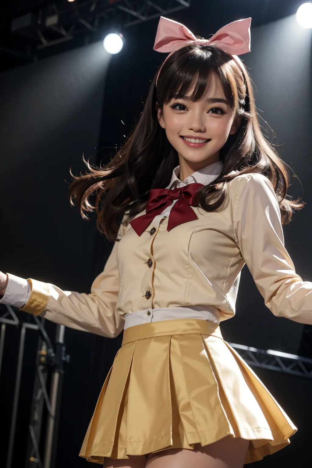 アイドルエロ画像100枚まとめ！私…たくさんの人に笑顔届けるために頑張ります！の34枚目の画像です。