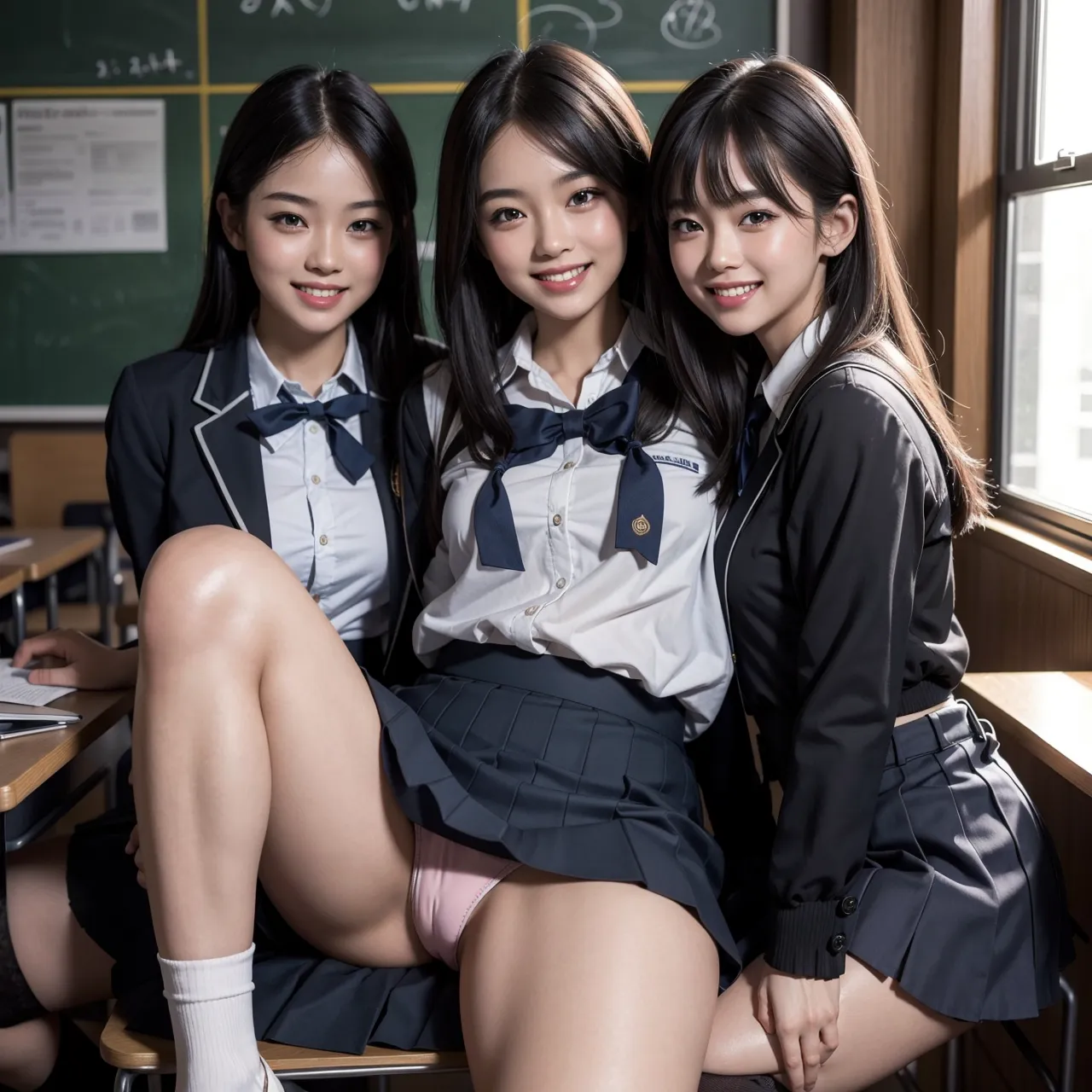 制服美少女エロ画像125枚まとめ！JK達のエロいひと夏の思い出(4ページ目) 5 image