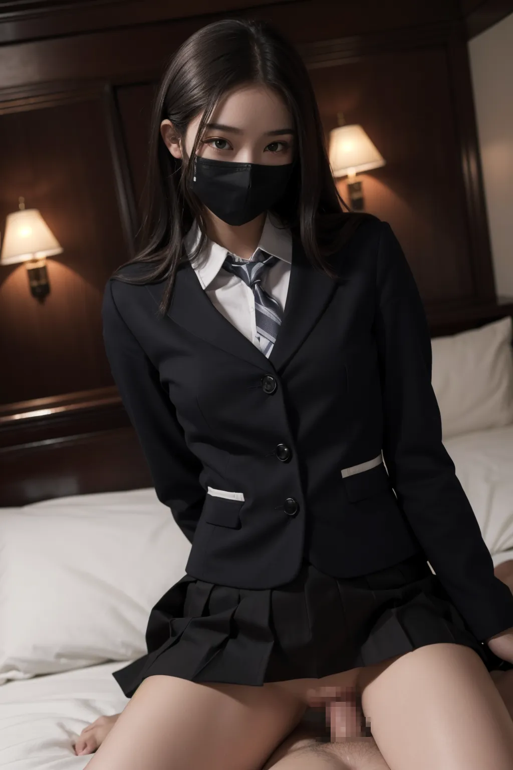 裏アカ女子セックスエロ画像201枚まとめ！マスクで顔を隠して援交SEXするJK達の写真を独自で入手！(2ページ目) 3 image