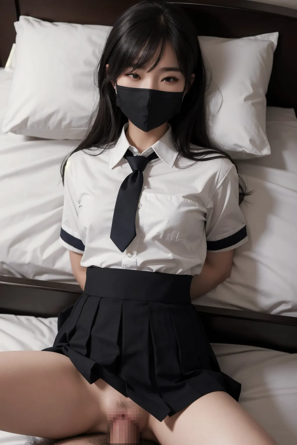 裏アカ女子セックスエロ画像201枚まとめ！マスクで顔を隠して援交SEXするJK達の写真を独自で入手！(2ページ目) 27 image