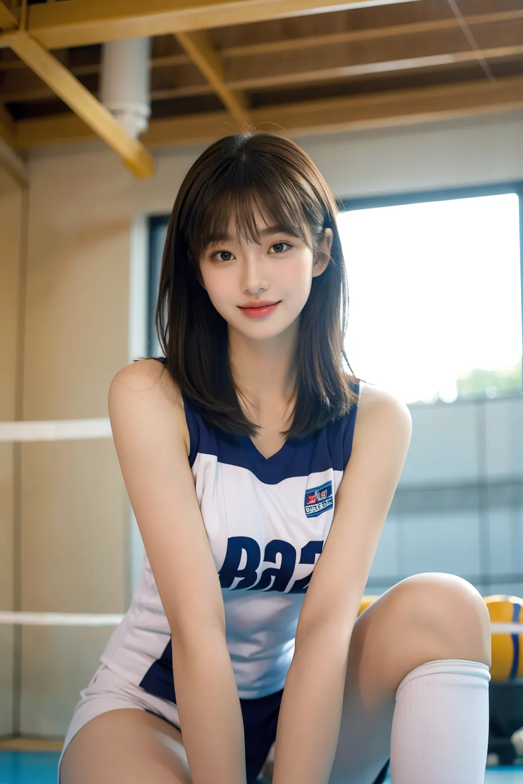 JKバレーボール部エロ画像200枚まとめ！美少女達の部活中写真集をAIで作成！エッチなサービスショットもあるよ！(2ページ目) 35張圖片