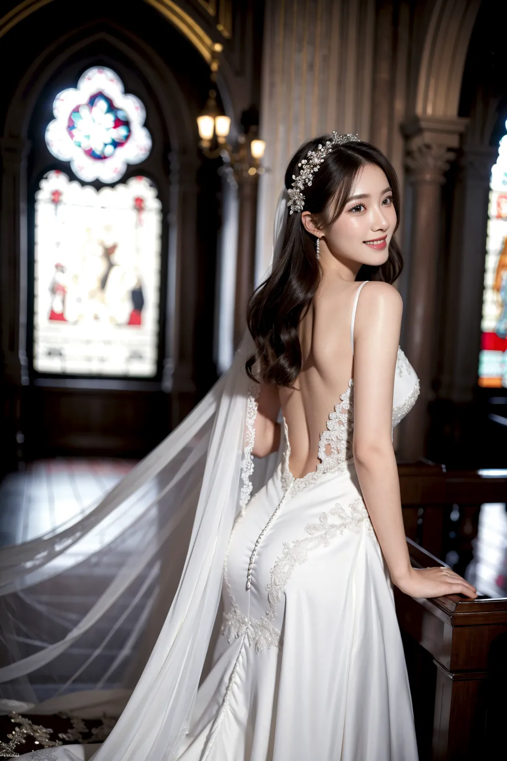 ウェディングドレス花嫁エロ画像200枚まとめ！こんな美人でエッチなお嫁さんと結婚したいのだが…！？の15枚目の画像です。