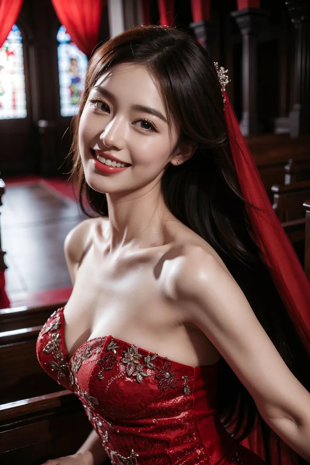 ウェディングドレス花嫁エロ画像200枚まとめ！こんな美人でエッチなお嫁さんと結婚したいのだが…！？の28枚目の画像です。