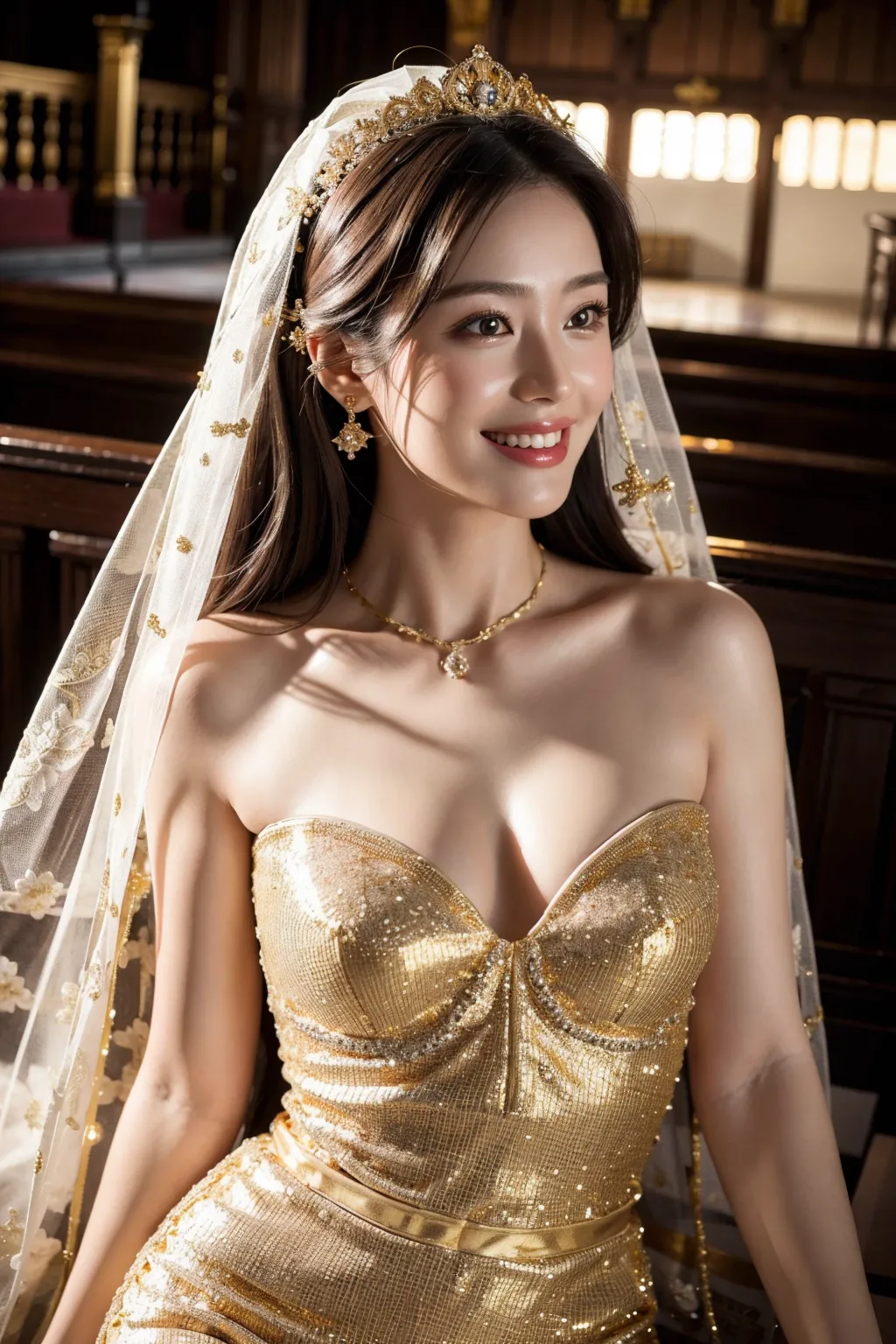ウェディングドレス花嫁エロ画像200枚まとめ！こんな美人でエッチなお嫁さんと結婚したいのだが…！？の2枚目の画像です。