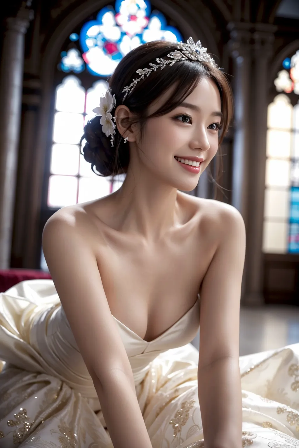 ウェディングドレス花嫁エロ画像200枚まとめ！こんな美人でエッチなお嫁さんと結婚したいのだが…！？の32枚目の画像です。