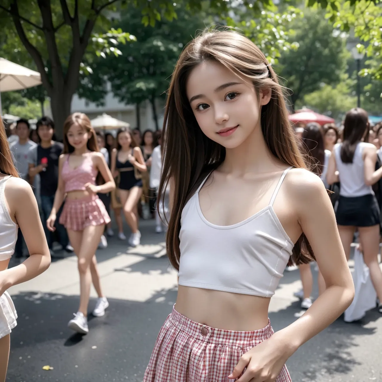 露出貧乳童顔女性エロ画像214枚まとめ！人前でエロエロボディを見せつけちゃう変態女子たちの画像集！(3ページ目)の35枚目の画像です。
