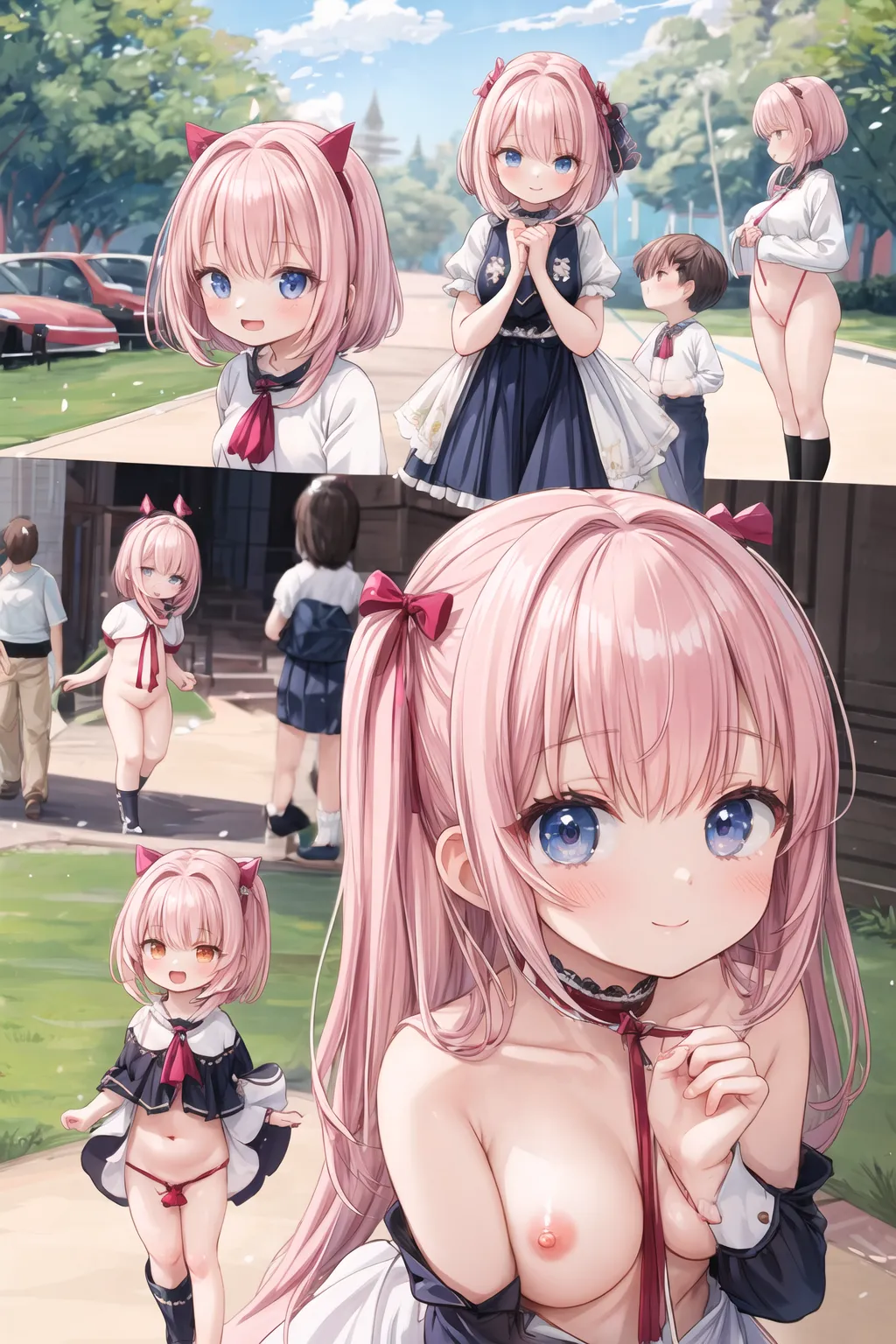 二次貧乳ロリエロ画像200枚まとめ！身体もおっぱいも小さくて可愛い女の子たちのエッチなAIイラスト集です！の21枚目の画像です。