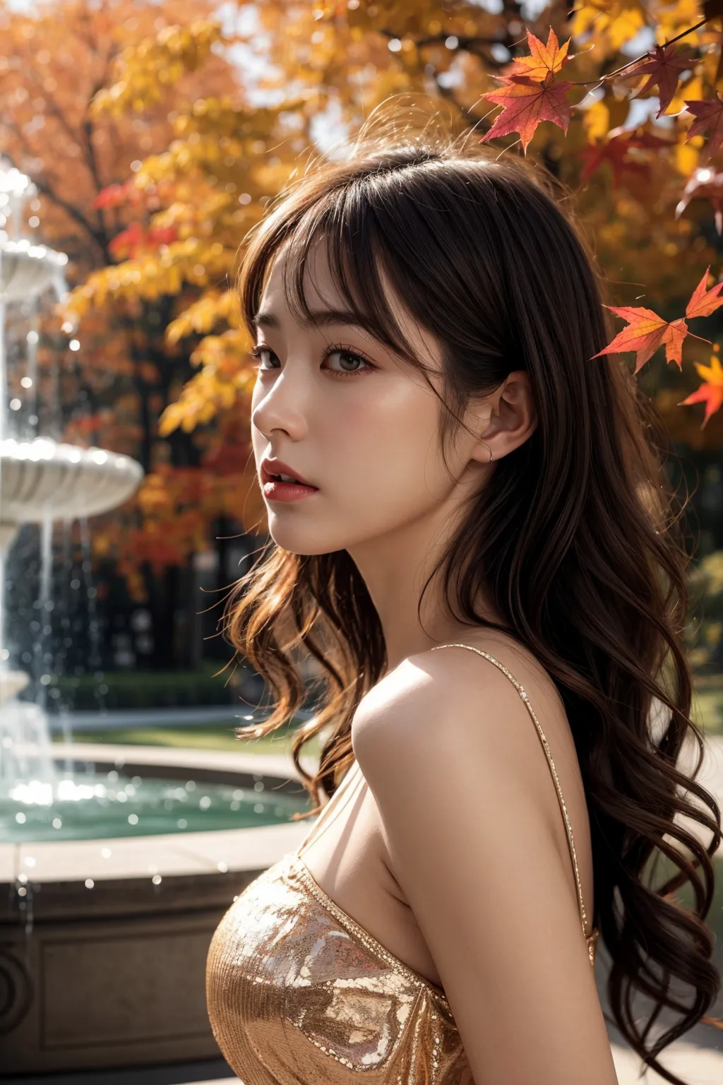 秋を感じる着衣グラビアエロ画像200枚まとめ！紅葉やカボチャにセーターと美女を合わせたエッチな写真集を作ってみました♪(2ページ目)の16枚目の画像です。