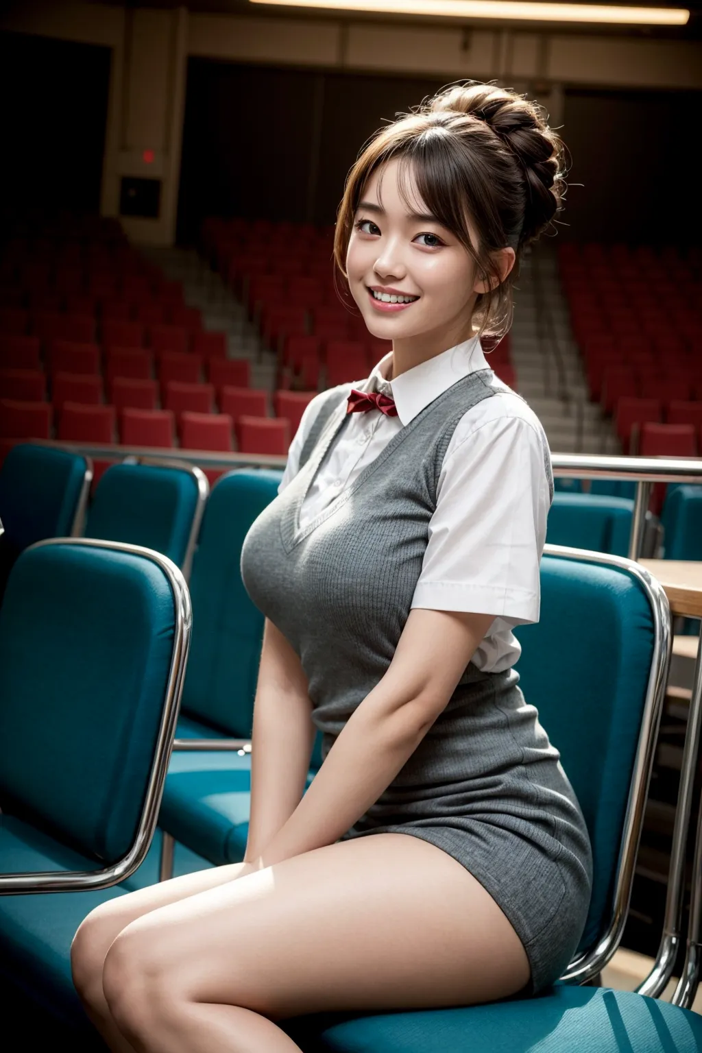 JK着衣グラビアエロ画像200枚まとめ！女子校生の制服や私服姿のエッチな写真集をAIお任せ作成！ポロリもありｗ(3ページ目) 20번째 이미지입니다.