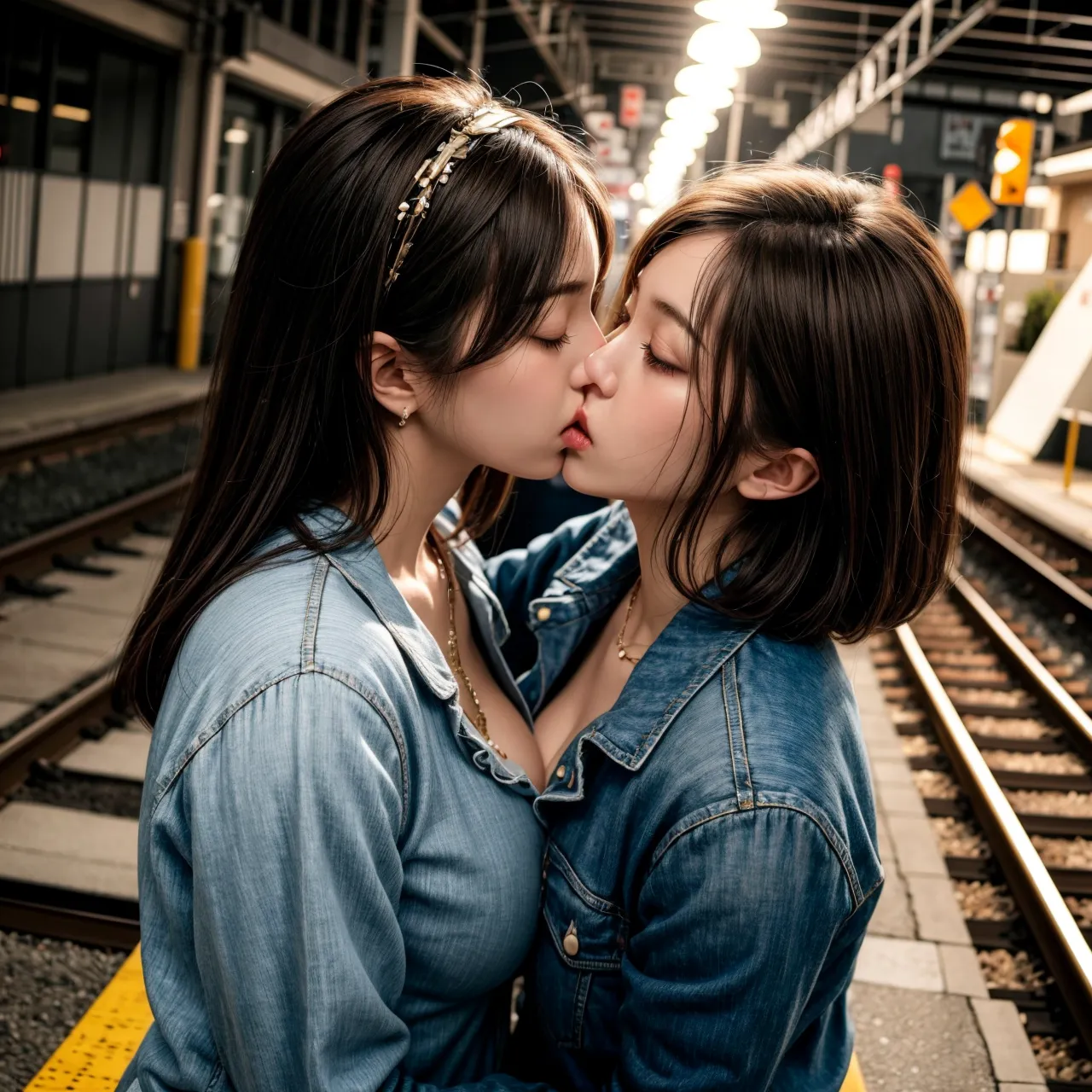 レズキス画像160枚まとめ！美しい女の子同士の尊い接吻…見たくないですか？(4ページ目)の26枚目の画像です。