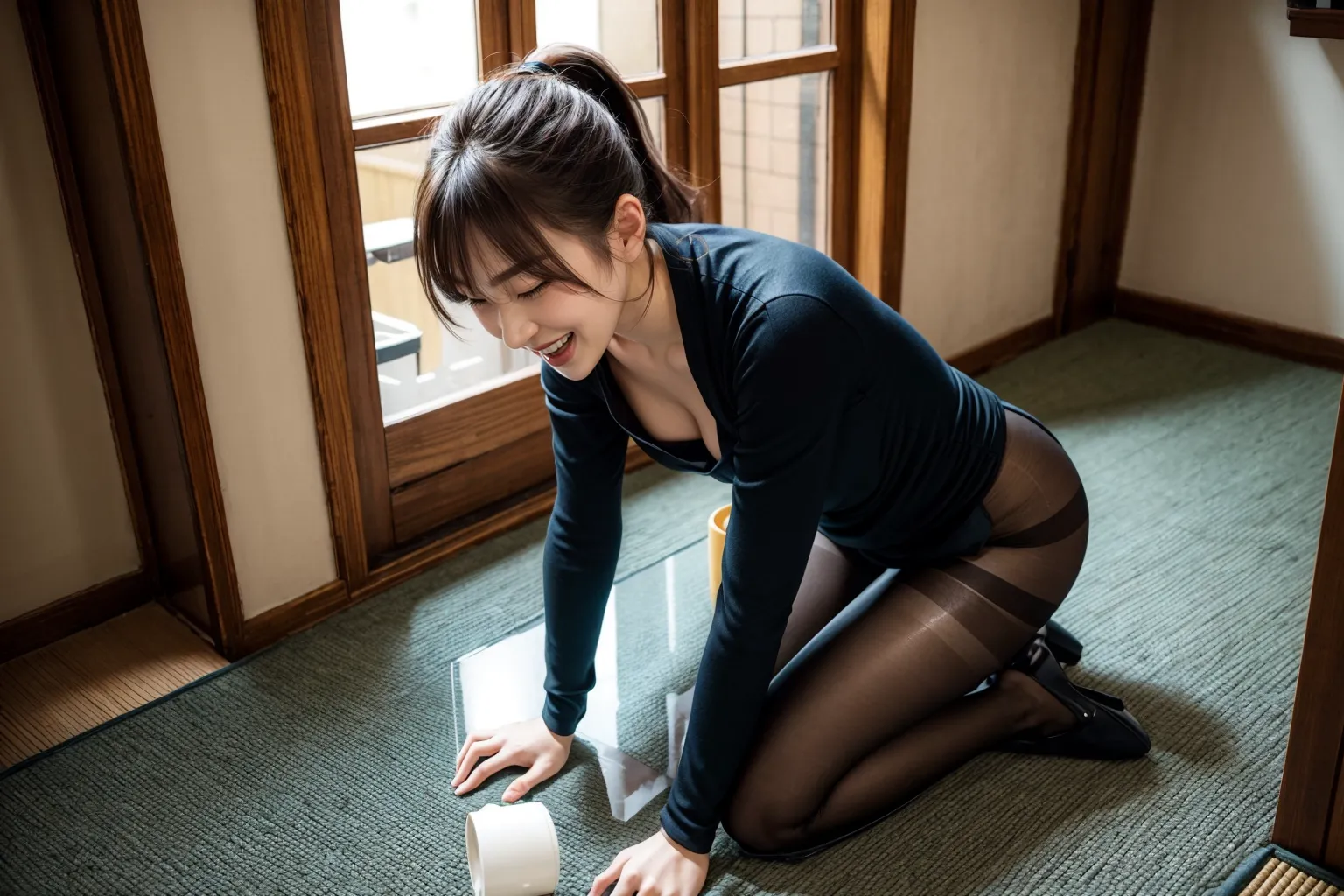 AI美女の美脚を最大限に引き出す！パンストエロ画像180枚まとめ！(4ページ目) 27張圖片