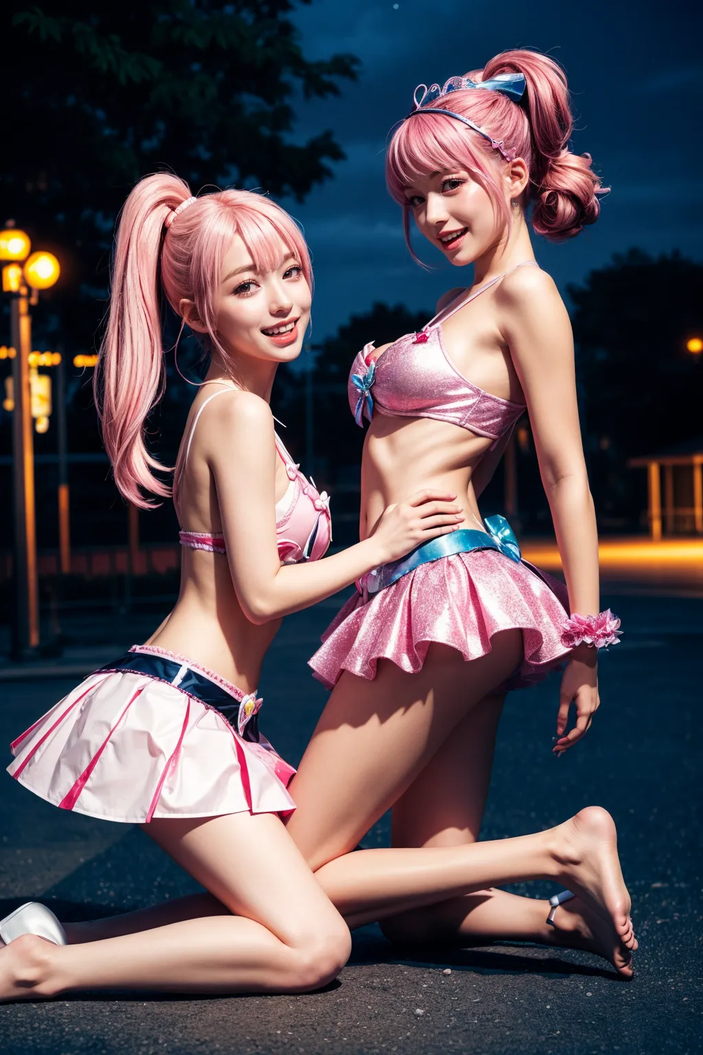 AI美少女「ハートの魔法で愛と勇気のエナジーをみんなに届けます☆」コスプレエロ画像290枚まとめ！の22枚目の画像です。