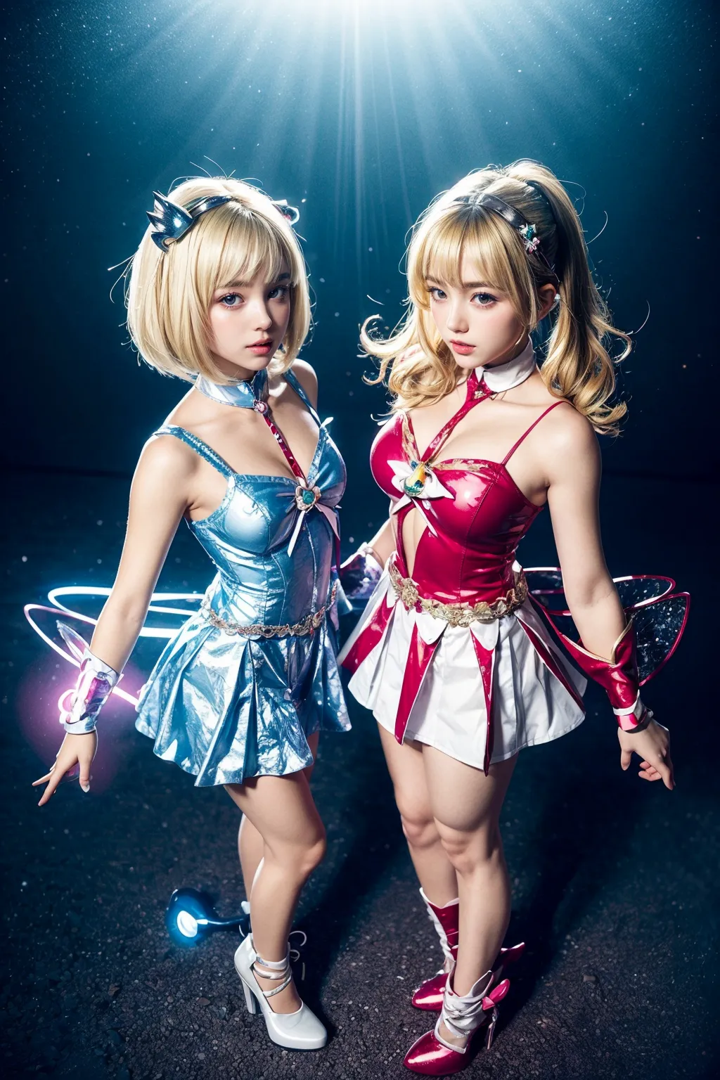 AI美少女「ハートの魔法で愛と勇気のエナジーをみんなに届けます☆」コスプレエロ画像290枚まとめ！(2ページ目)の17枚目の画像です。