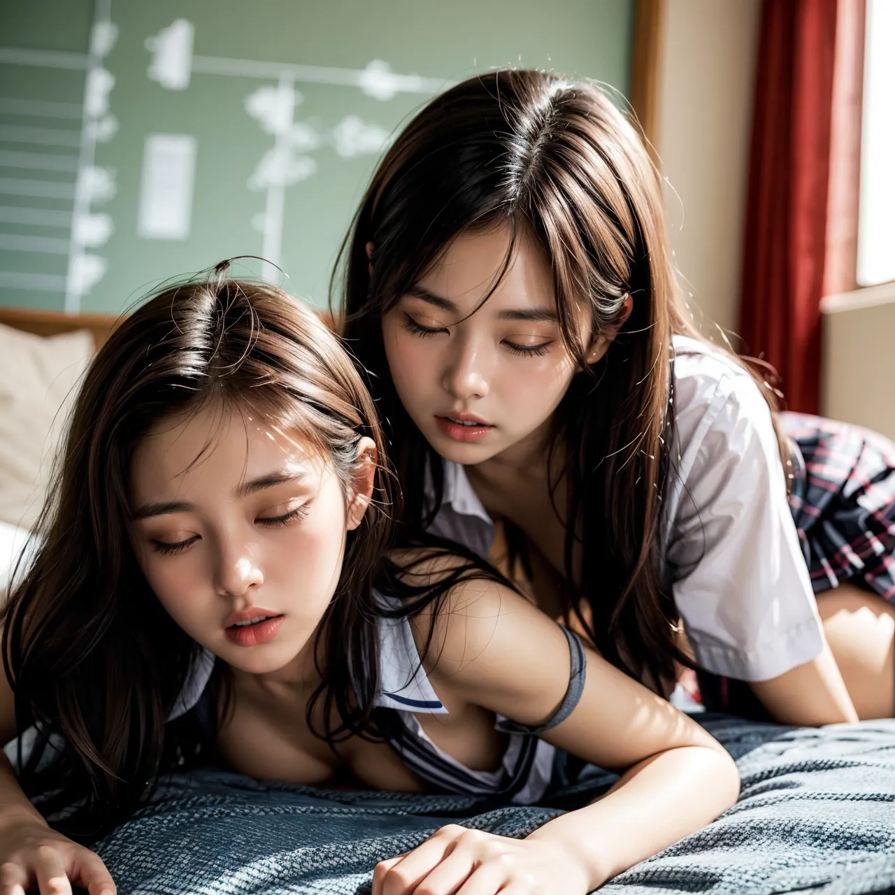 美少女JKたちとセックス！おまんこやアナルに極太チンポをズッポシしちゃうAIエロ画像190枚まとめ！(5ページ目)の29枚目の画像です。