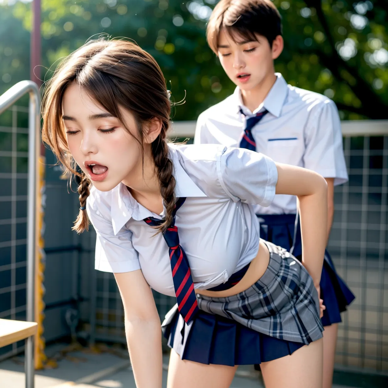 美少女JKたちとセックス！おまんこやアナルに極太チンポをズッポシしちゃうAIエロ画像190枚まとめ！(3ページ目)の2枚目の画像です。
