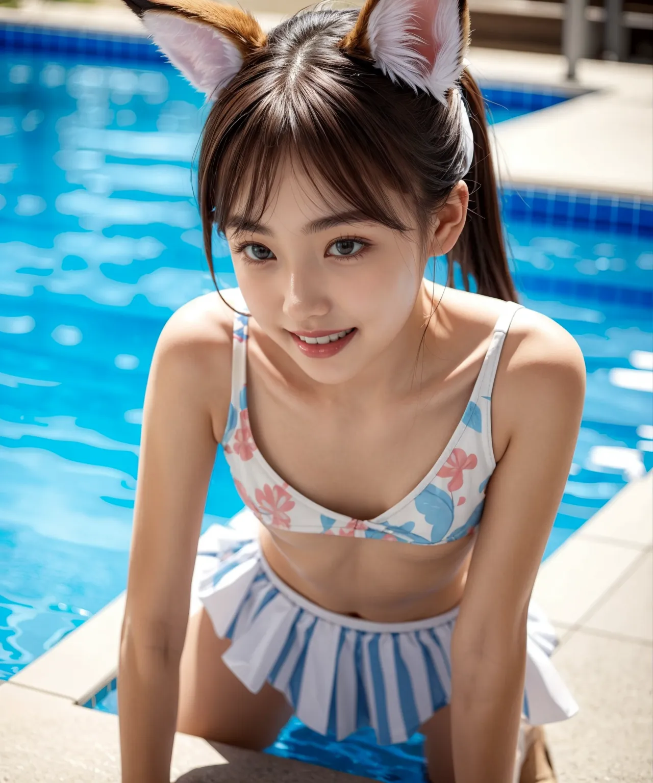 小柄×美少女×ケモ耳＝キュート度MAX！！可愛いのにしっかりエッチなAI画像240枚まとめ！(2ページ目) 15張圖片
