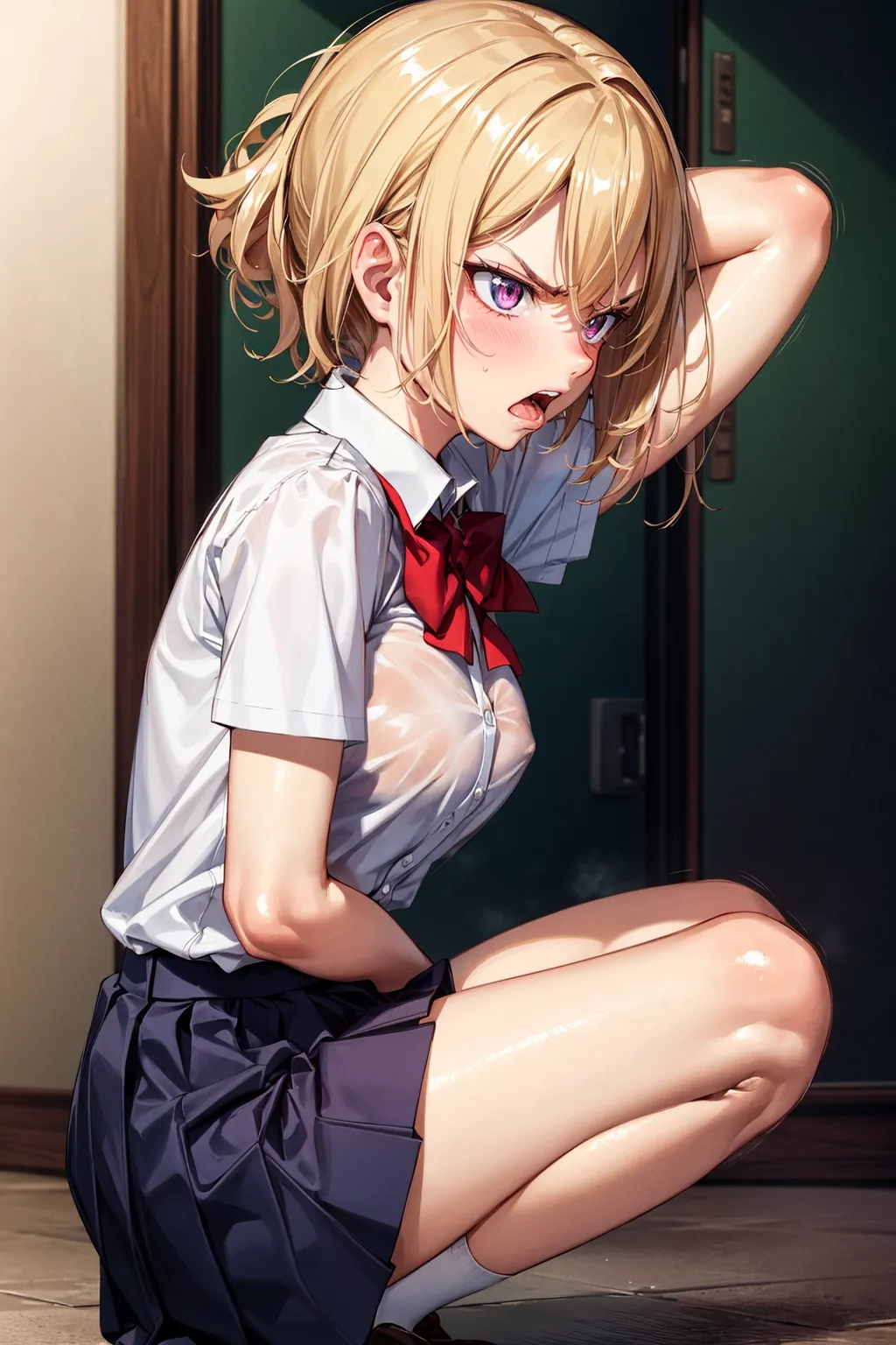 二次元美少女女子校生のエッチでハイクオリティなAIエロ画像240枚まとめ！の10枚目の画像です。