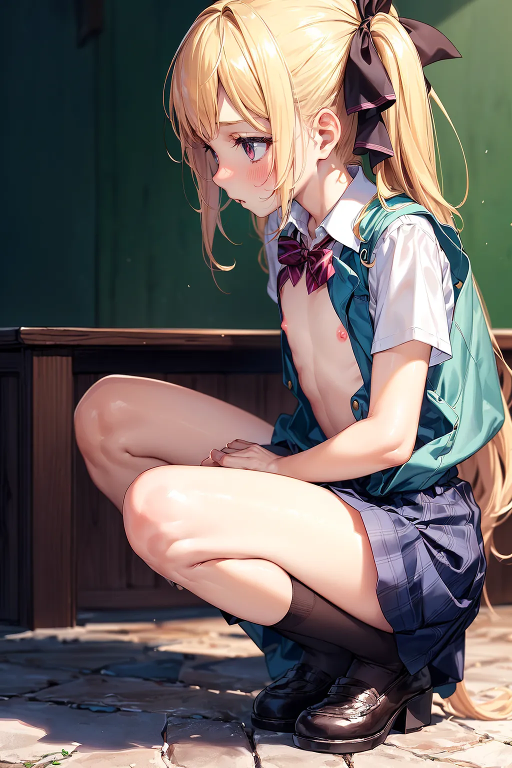 二次元美少女女子校生のエッチでハイクオリティなAIエロ画像240枚まとめ！(5ページ目)の2枚目の画像です。
