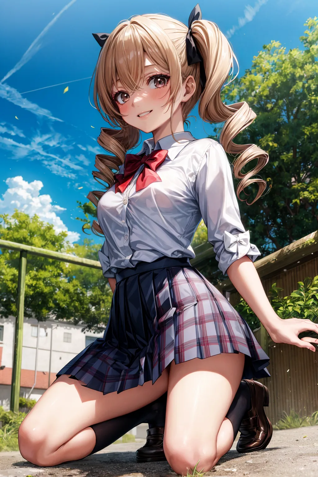可愛い美少女女子校生ギャルたちのエッチなAIエロ画像223枚まとめ！(4ページ目)の8枚目の画像です。