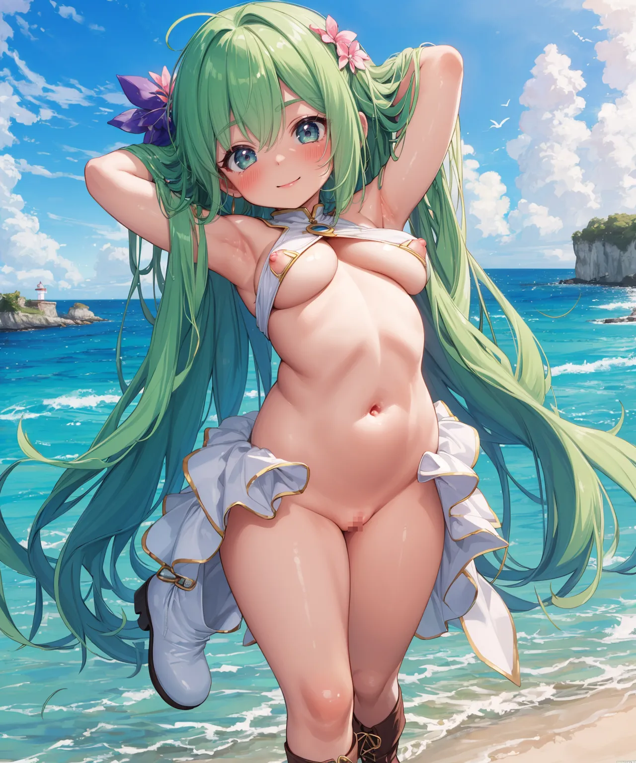 AI「ほい、これが身体が小さくておっぱいが大きい女の子ね」おまいら「最高過ぎかよ！」となる画像312枚まとめ！(8ページ目)の13枚目の画像です。