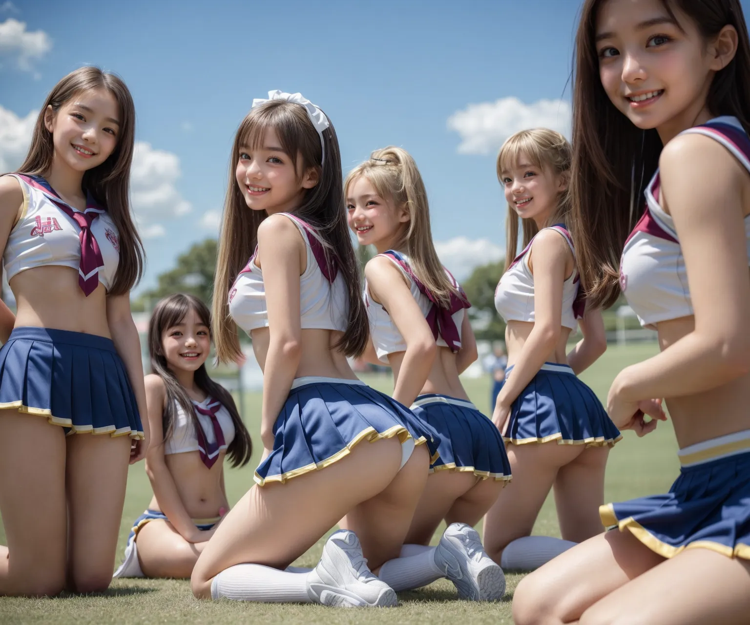 AIJKさん「チアダンスの魔法にかけられて♥️あなたを彩る美少女たちのパフォーマンス！」股間にビンビンきちゃうエッチな画像270枚まとめ！の35枚目の画像です。