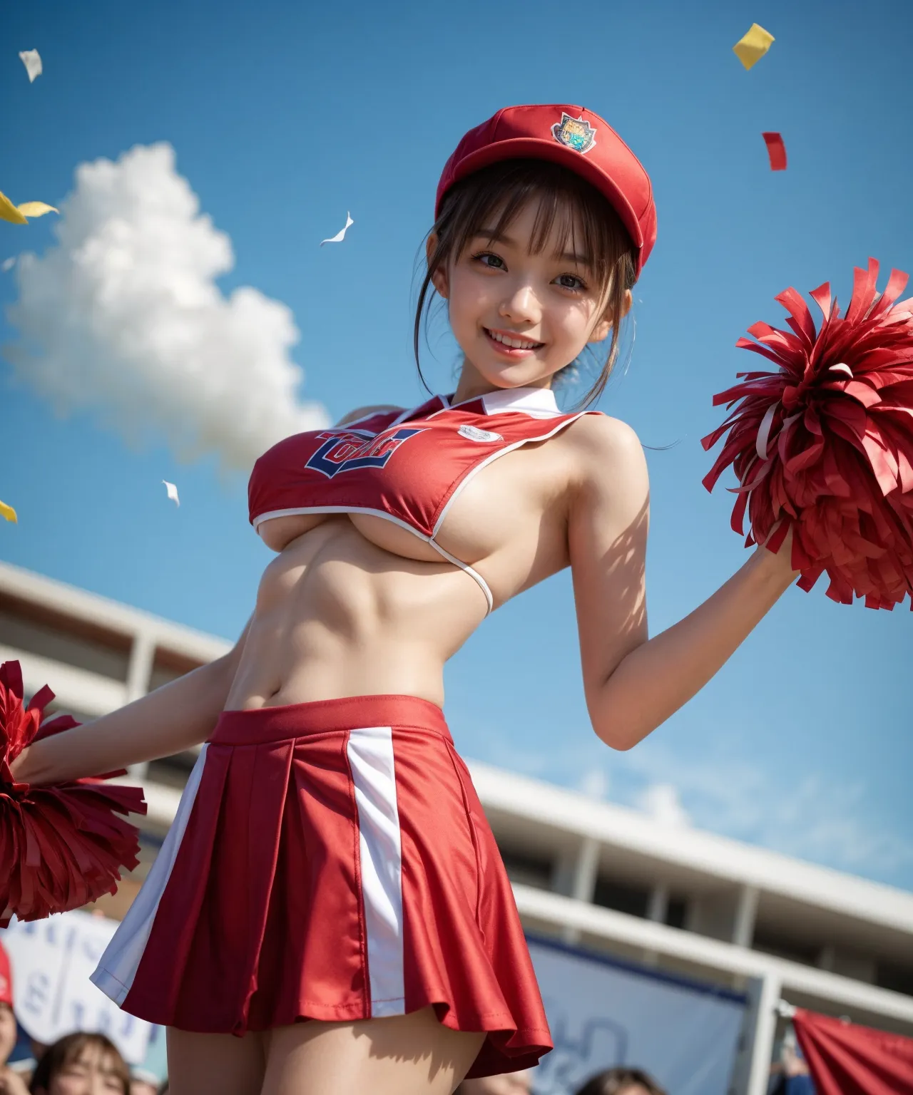 AIJKさん「チアダンスの魔法にかけられて♥️あなたを彩る美少女たちのパフォーマンス！」股間にビンビンきちゃうエッチな画像270枚まとめ！(3ページ目) 33번째 이미지입니다.