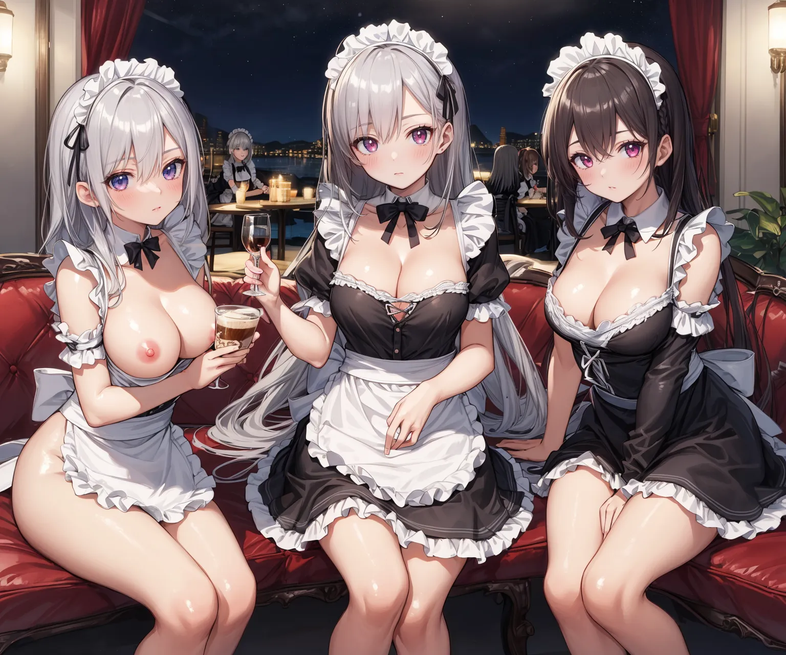 可愛すぎるメイド服美少女の魅力満載なAIエロ画像314枚まとめ！(3ページ目)の27枚目の画像です。
