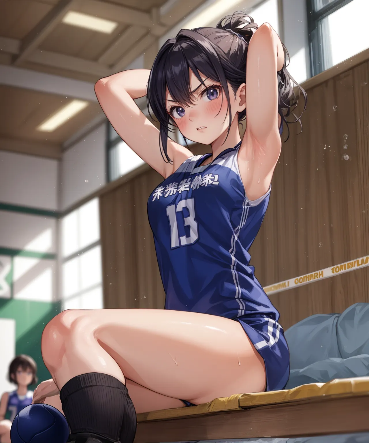 「勝つために全力で行くよ！」 可愛い美少女バレー選手たちがエッチに活躍するAIエロ画像278枚まとめ！(6ページ目)の7枚目の画像です。