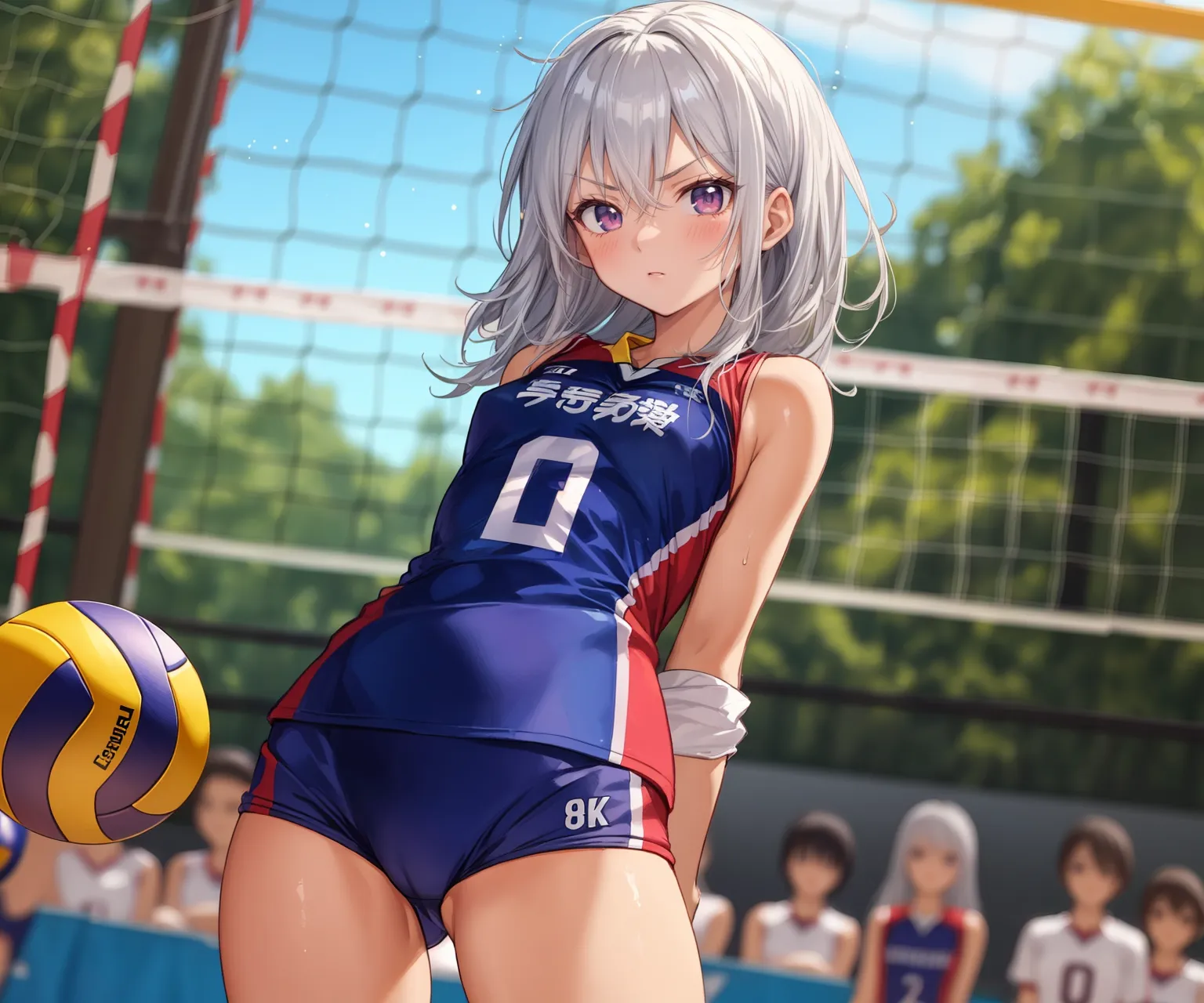 「勝つために全力で行くよ！」 可愛い美少女バレー選手たちがエッチに活躍するAIエロ画像278枚まとめ！(7ページ目)の30枚目の画像です。