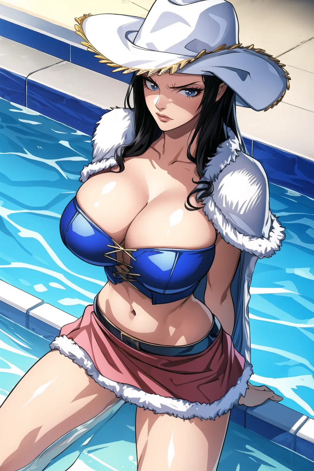あの有名女海賊ロビンちゃんのエッチなイラストを詰め合わせたAIエロ画像300枚まとめ！の24枚目の画像です。