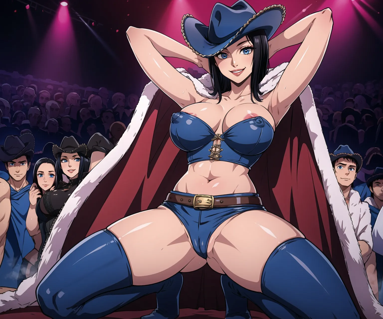 あの有名女海賊ロビンちゃんのエッチなイラストを詰め合わせたAIエロ画像300枚まとめ！の30枚目の画像です。
