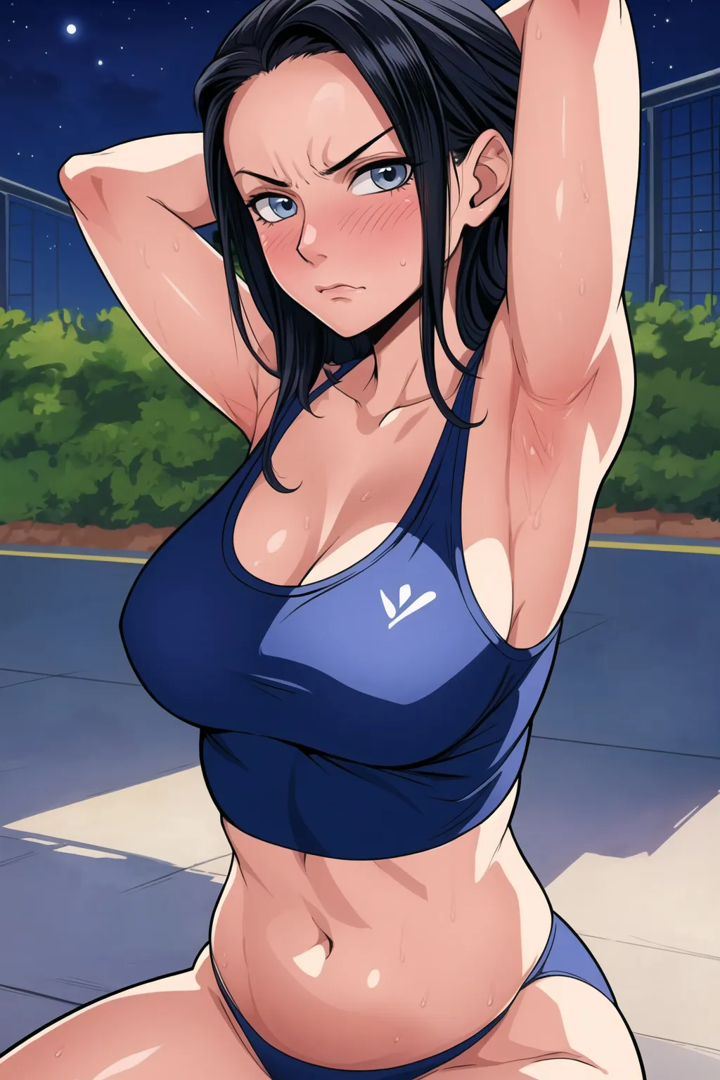 あの有名女海賊ロビンちゃんのエッチなイラストを詰め合わせたAIエロ画像300枚まとめ！(3ページ目)の2枚目の画像です。
