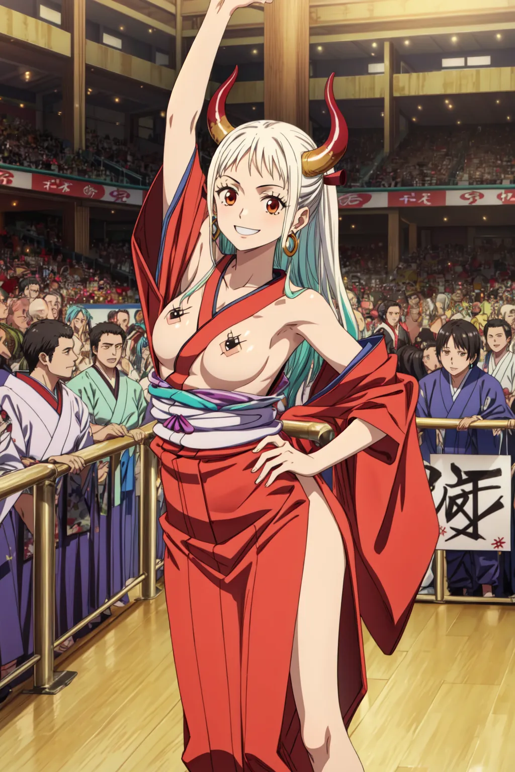 ワンピースに登場するヤマトのAIエロ画像337枚まとめ！(3ページ目)の17枚目の画像です。