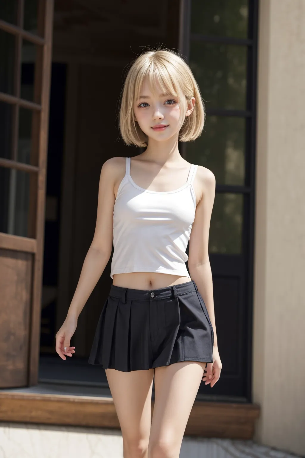 髪が金色の童顔小柄美少女たちの超キュートでエッチなAIエロ画像308枚まとめ！(6ページ目)の2枚目の画像です。
