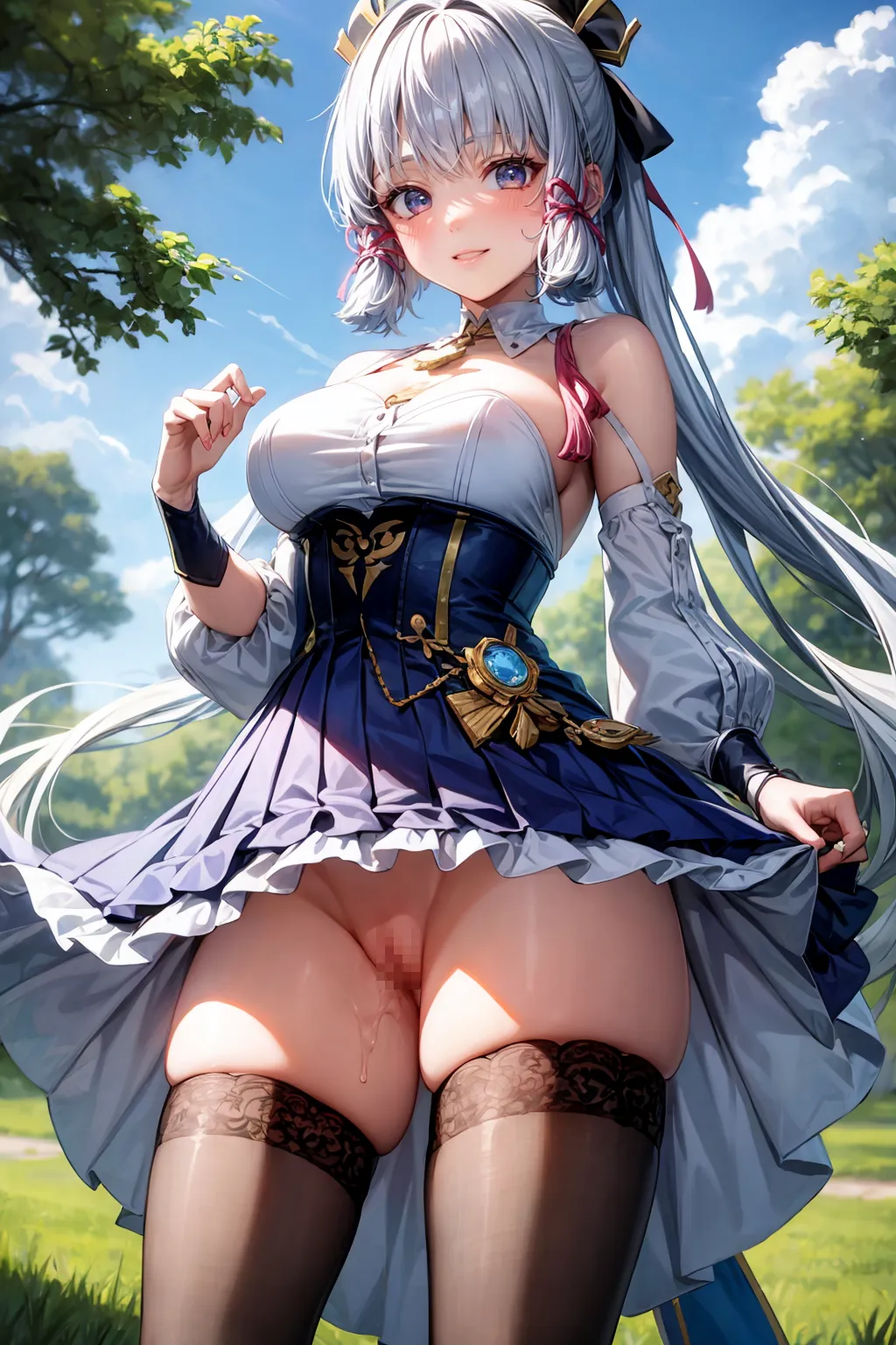 原神に登場する神里綾華のAIエロ画像293枚まとめ！(7ページ目)の21枚目の画像です。