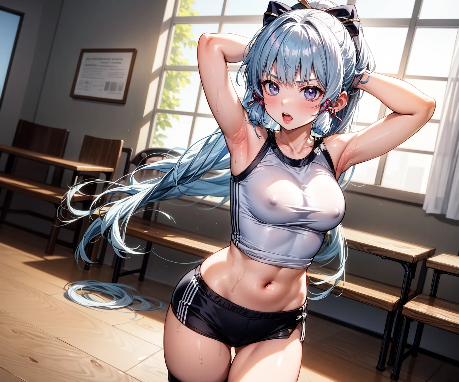 原神に登場する神里綾華のAIエロ画像293枚まとめ！(3ページ目)の2枚目の画像です。