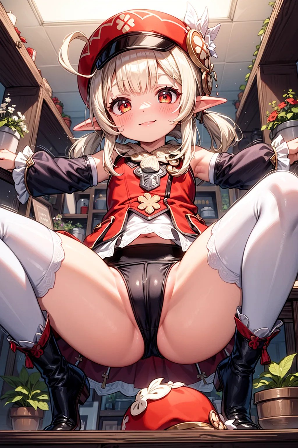 原神に登場するロリっ娘クレーのAIエロ画像300枚まとめ！(7ページ目)の21枚目の画像です。