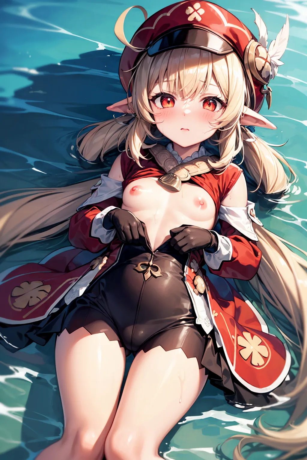 原神に登場するロリっ娘クレーのAIエロ画像300枚まとめ！(7ページ目)の25枚目の画像です。
