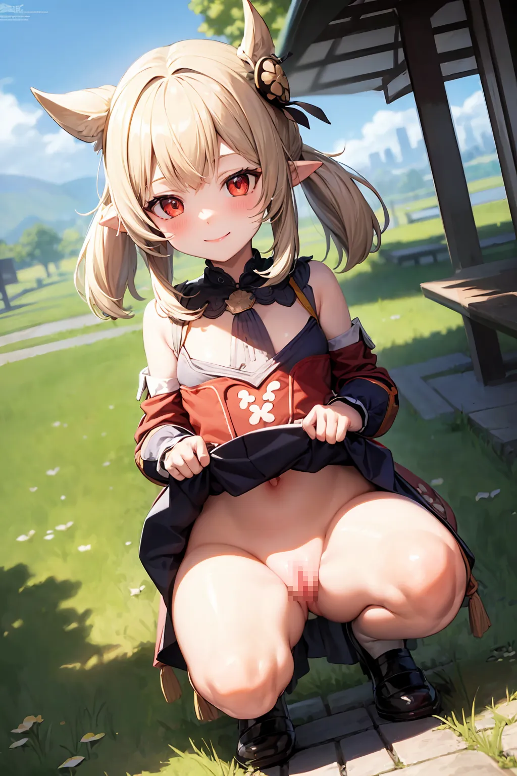 原神に登場するロリっ娘クレーのAIエロ画像300枚まとめ！(5ページ目)の1枚目の画像です。