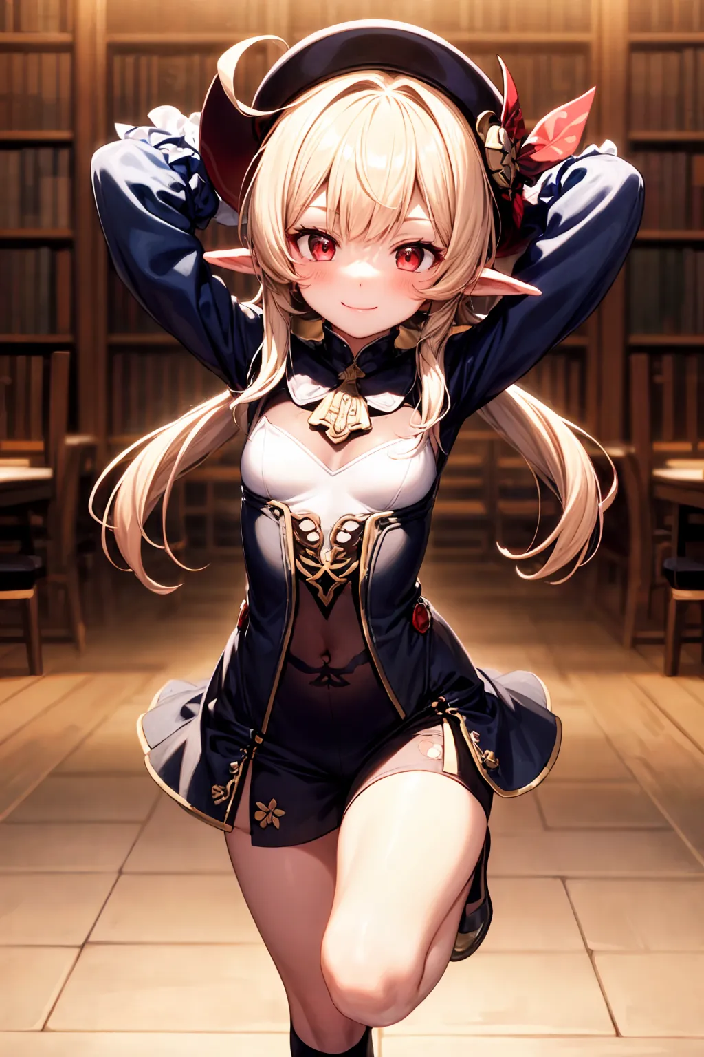 原神に登場するロリっ娘クレーのAIエロ画像300枚まとめ！(5ページ目)の3枚目の画像です。