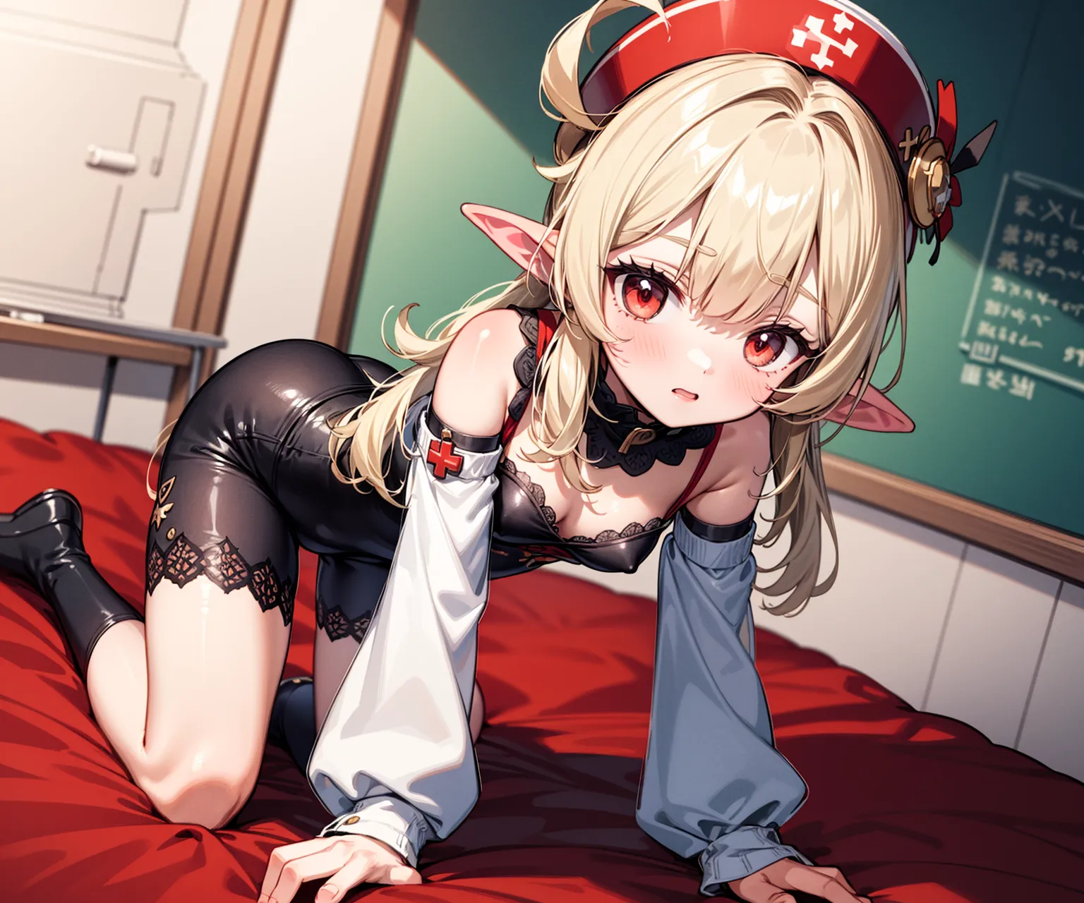 原神に登場するロリっ娘クレーのAIエロ画像300枚まとめ！(6ページ目)の15枚目の画像です。